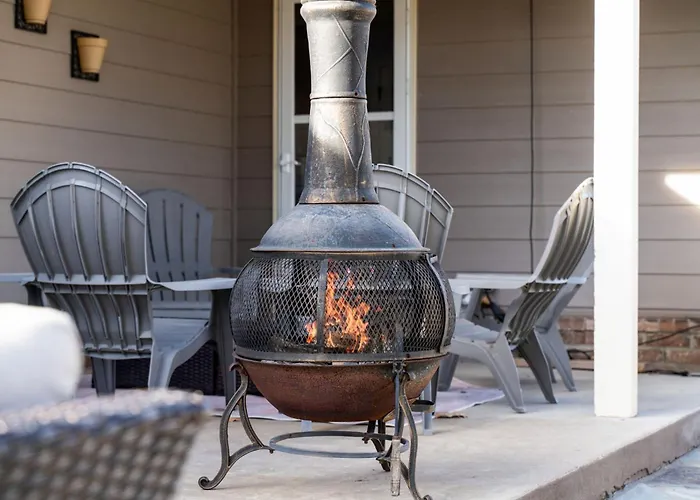 6 Bed,Fire Pit, Grill, Walk To Tu By Hvnlyhomes