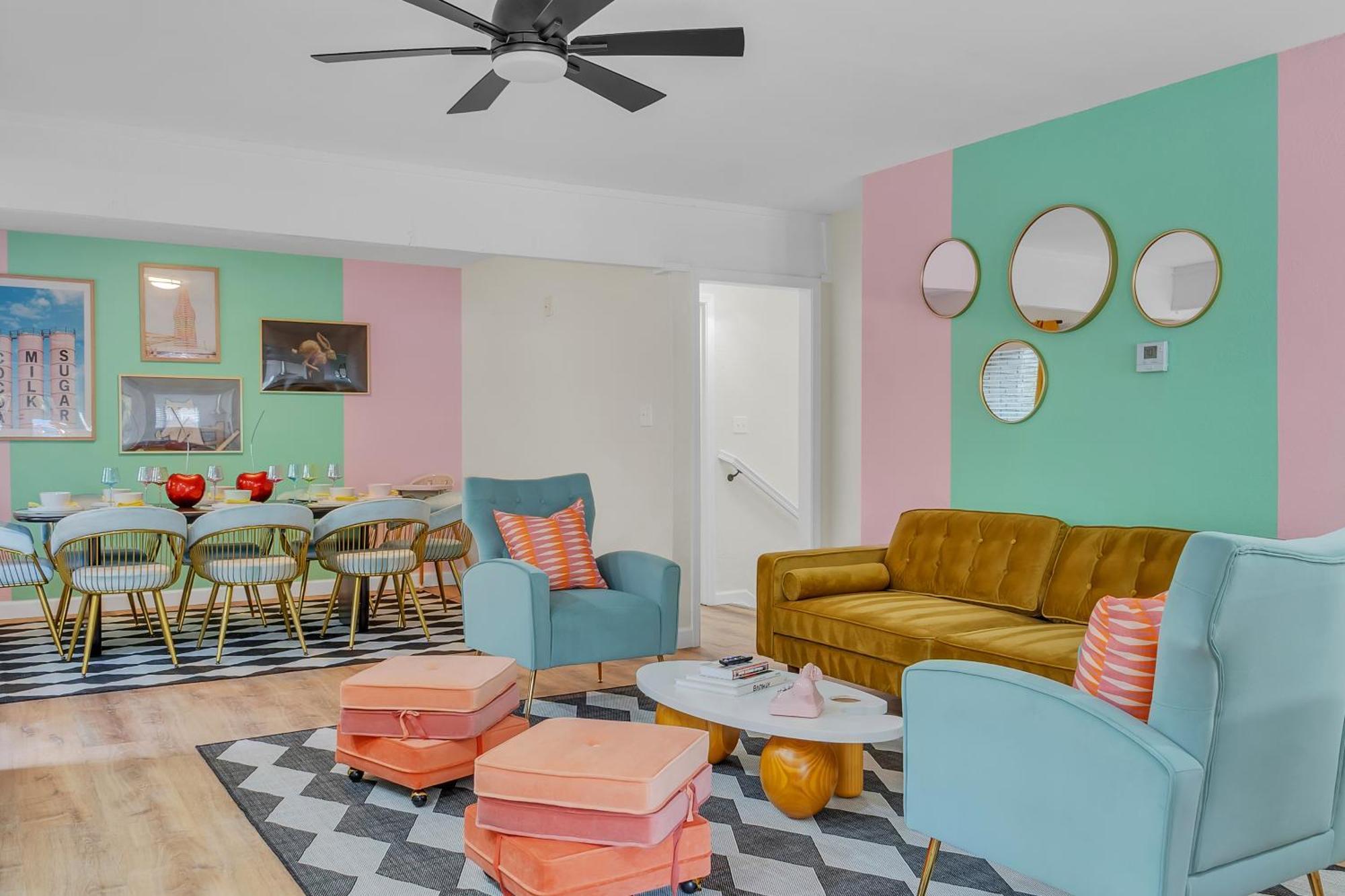 Holiday home Wes Anderson-theme 5bd - Movie Theater & Pingpong Tulsa